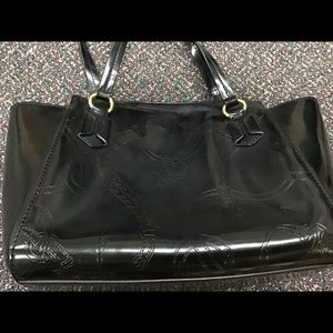 Ralph Lauren black leather purse